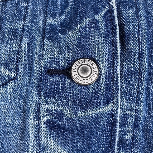 LEVI Strauss & Co Denim Jeans Jacket - Picture 14 of 16
